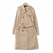 bcbg 베이지면 더블버튼트렌치롱코트 [85-94-155]