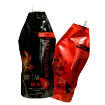 본코스메틱 W3F5BC9L 염모제 염색 헤어염색 오징어먹물 ST04368 라 염색약 파마 450ml 미용실 머리염색, GL 1, GL 블랙