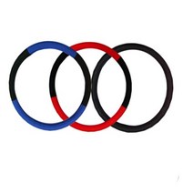 대형차량 트럭용 그립원단 배색 핸들커버 5톤 4.5톤 화물차 사이즈, 레드