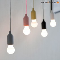룸앤홈 푸링 LED램프 / 건전지충전, 상세설명 참조, 핑크