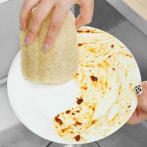 친환경 다용도 천연수세미 수새미 오이 섬유질 건 수세미 설거지 주방용 욕실용 아기 샤워타올 루파 제로웨이스트, 1개입