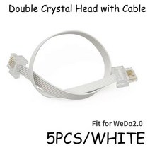 파워펑션 모터 새로운 25CM 35CM 50CM 힘 기능 부속 WEDO 2.0 수정 같은 빌딩 구획을 가진 케이블은 EV3 Roboyic 기술 장난감을 위해 적합하다, 5PCS-더블-W