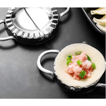 스텐 만두 만두틀 제조기 왕만두 간편만두 빚기 제작틀, 9.5cm, 1개