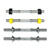 고강도 경량 아령봉 덤벨바 400mm 430mm 역기봉, 400mm 아령봉 기본형 (낱개1개) + 마구리없음