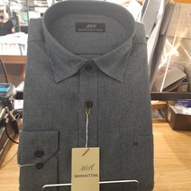 맨하탄셔츠 서면점 부드럽고 도톰한 자가드짜임 다크그린 모달 일반핏 셔츠남방 23R6084