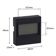 압력계 Free shipping D91-20 LCD Display Voltmeter AC 80-380V Digital Voltage Monitor Tester Replace, 한개옵션0
