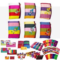 파앤카코리아-국내산AS2 색동누비카드 동전지갑 B-임의배송