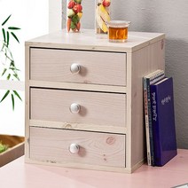 포메리트 미니 일반서랍장 3단, 워시, 상세설명 참조