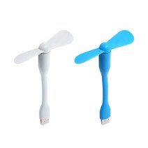 모가비 휴대용 USB 미니선풍기 블루+화이트 2개입