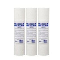 3 팩 PP 코튼 필터 정수기 10 인치 5 미크론 침전물 카트리지 시스템 역삼투