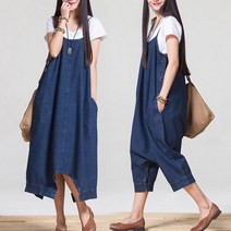 마더라이크 투인원 데님 임산부 원피스