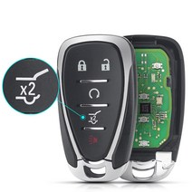 자동차 원격시동 경보기 스마트폰 매직카 키장착 이지카 스마트 오토바이 KEYYOU 쉐보레 크루즈 스파크 카마로 에퀴녹스 말리부 2016 2017 2019 ID46 434Mhz FC, 4 Panic Suv 포함, 시간당 433mhz