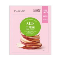 피코크 사과 그대로 18g x 3개