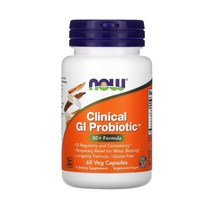 NOWFOOD 나우푸드 Clinical GI 프로바이오틱 유산균 200억 CFU 50+ Formula 60정 베지캡슐 Probiotic