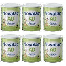 (유럽 내수용) NOVALAC 노발락 AD 설사 분유 600G, 6개, 250g