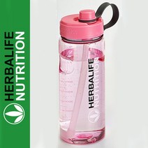 1000ml 허벌 라이프 영양 BPA 무료 플라스틱 물 주스 휴대용 물병, 분홍색