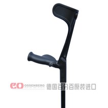 팔꿈치지팡이 지지대 목발 의료 노인 어르신 등산, 검은 오른손