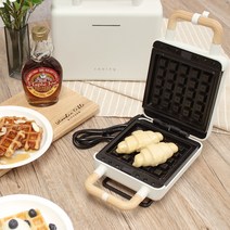 쿠잉 와플메이커 WF-SIG01C 1구 와플기계 와플기 크로플 샌드위치 977895, 2구(WF-DOU02C)