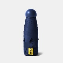 낚시파라솔 비치 소형 캠핑 파라솔 자외선 차단 미니 캡슐 우산 6-갈비 접는 파라솔 소형 포켓, 13 Navy blue