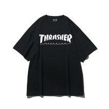 THRASHER 매거진 반팔 티셔츠 블랙