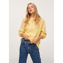 망고 MANGO WOMAN 스웨터 STARING Yellow 17015766