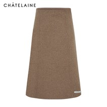 [샤트렌] A라인 데일리 모직 스커트