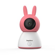 Sophlive 베이비 IP 시큐리티 카메라 아기모니터 레드