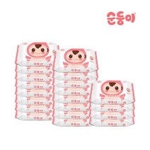 순둥이 물티슈 베이직 무향 엠보싱 휴대리필형20매20팩/B-com