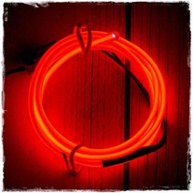 제이쥬얼 네온사인와이어 1m 철사내장형 네온공예 네온DIY 인테리어조명 EL와이어 네온사인만들기 네온와이어 네온사인제작 셀프네온, 네온와이어철사형2.8mm 1m-빨강