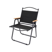 PCTN 초경량 접이식 소형 및 대형캠핑의자 낚시의자 폴딩캠핑체어, 대형의자(블랙)