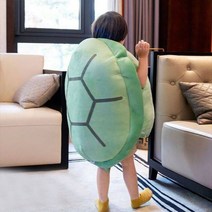 재미 있은 거북이 껍질 플러시 장난감 어린이 침낭 부드러운 거북이 베개 쿠션 판매 크리에이티브 장난감 크리스마스 선물, 65cm
