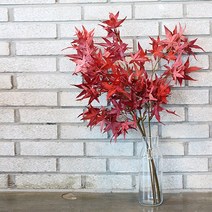 네이처데코 인테리어 단풍 나무 가지 인조 조화 (2color), 레드