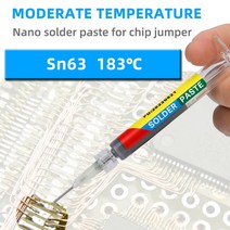 바늘 튜브 솔더 페이스트 주사기 주석 저온 용접 SMD 부품 칩 PCB 편리하고 빠르고 확고한, [04] 6337-15g, 04 6337-15g, 04 6337-15g