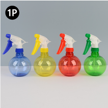 300ml 투명 컬러 분무기 물뿌리개 미용실분무기 꽃분무기 미니분무기, 1개, 상세페이지 참조