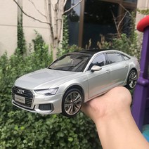 아우디 A6L 자동차 모델 원래 1:18 새로운 아우디 A6L AUDI A6L, 은색