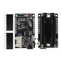전용회선 lilygo® ttgo t oi plus esp32 c3 risc v mcu 무선 모듈 개발 회로 기판 wi fi 블루투스 16340 배터리 홀더 포함