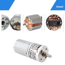 트렉전기자전거키트 전동 하이브리드 25GA-370 DC 기어 모터 6V12V24V DIY 지능형 추적 모델 트롤리 자동, 03 24V 1360rpm, 01 Only Motor