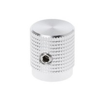 14x16mm 전위차계 노브 캡 볼륨 컨트롤 알루미늄 인코더 멀티미디어 스피커 예비 부품 HIFI 앰프 뮤지컬, 라벨이 없는 은색