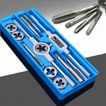 (한정세일) 탭 답부 다이스 핸들탭 나사 볼트 너트 공구 12pcs