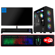 PC온스튜디오 게이밍 컴퓨터 풀세트 모니터포함 조립PC 롤 피파 오버워치2 발로란트 서든 로스트아크 배그 아이온 게임용 데스크탑, 03. RAM 16GB 변경, 풀세트 - FG14