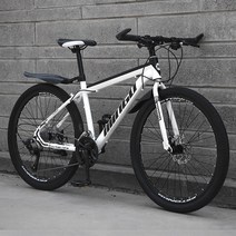 [ENGWE] bicycle 성인 24단 27단 변속 산악자전거/26인치 청소년 MTB, 1.A버전-흰색+블랙, 24스피드