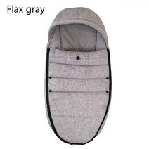 범용 아기 유모차 수면 가방 요요 Babyzen 방수 양말 따뜻한 풋 머프 액세서리, 14 Flax gray