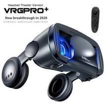 VR 블록체인 VR게임VR VRGPRO 플러스 미니 안경 3D 가상 현실 헤드셋 구글 카드보드 헤드폰 이어폰, [02] VR BLACK CONTROLLER