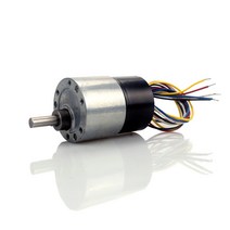 브러쉬리스모터 브러시리스모터 브러시리스 모터가 있는 금속 기어박스 PWM 속도 제어 인코더 피드백 CW CCW 드라이버 PCB 저소음 긴 수명 BLDC 기어 모터 37mm, 107 RPM+12V