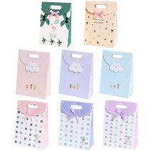 리틀맘 선물포장 선물박스 유아옷선물 신생아선물, 선물박스세모퍼플 24cm10cm32cm