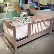 바로크&피노키오 엔젤 어린이침대 프레임 SS_유아가드형, 라이트 그레이