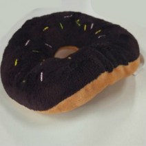 강아지 고양이 장난감 애완 동물 용품 13cm 광경 츄 면 도넛 놀이 개 사랑스러운, 갈색
