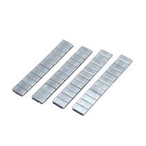 4x 접착식 자동차 트럭 타이어 타이어 휠 밸런스 웨이트 스트립 2.1oz/60g 실버