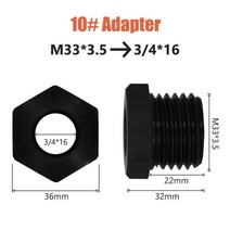 목공 선반 척 나사산 스핀들용 어댑터 목공 변환 액세, 10