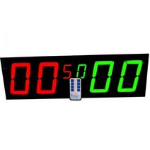 전자점수판 득점 스코어 당구 농구 배드민턴 원격, 6자리 점수포함 리모컨 14x47cm 충전식